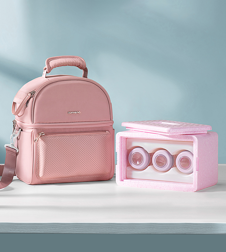 Insulated Lunch Bag With Thermo Box