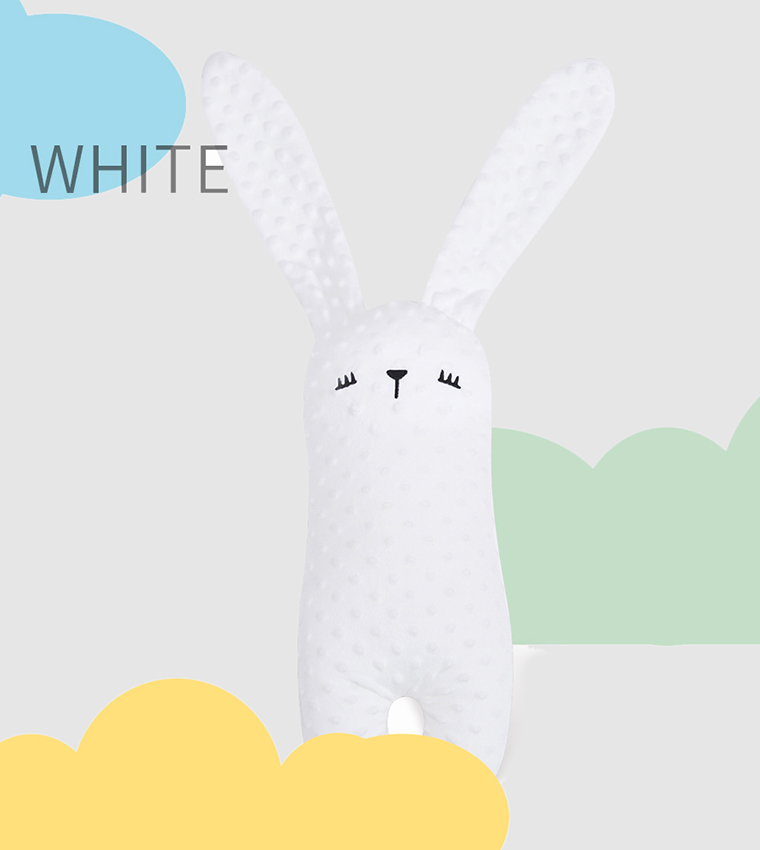 White deals rabbit pillow