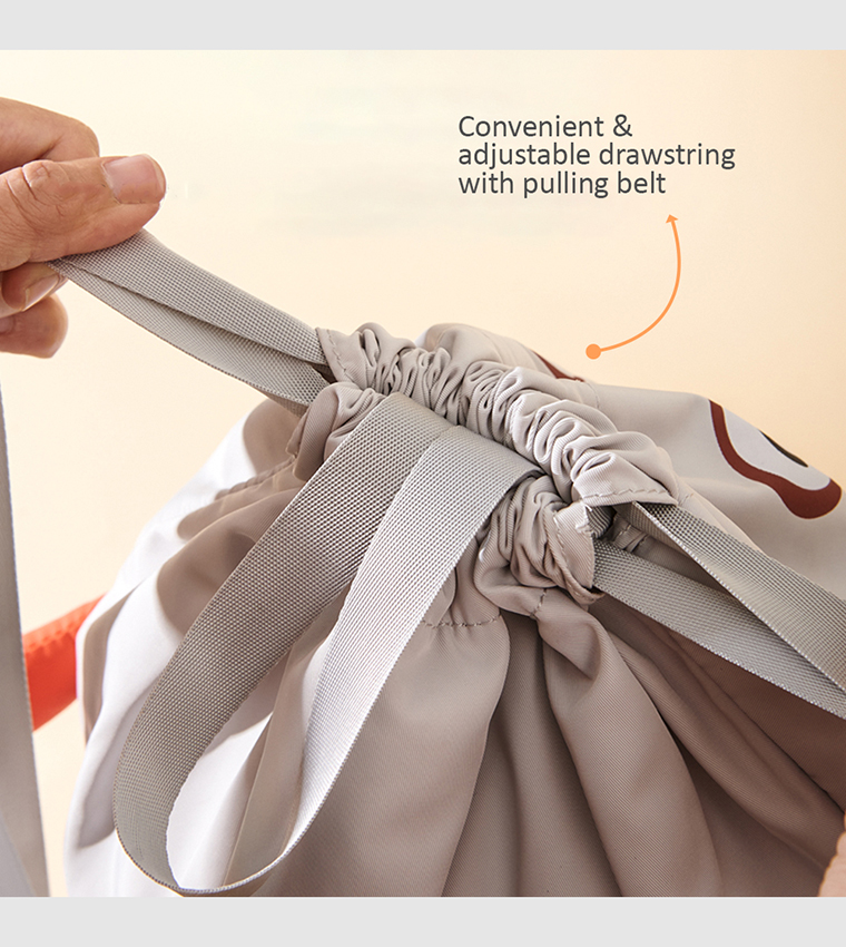3D Sling School or Swimming Bag with Shoe Compartment