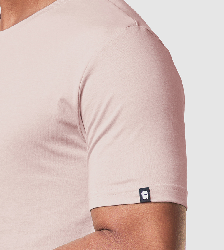 Solid Crew Neck Short Sleeves T-Shirt