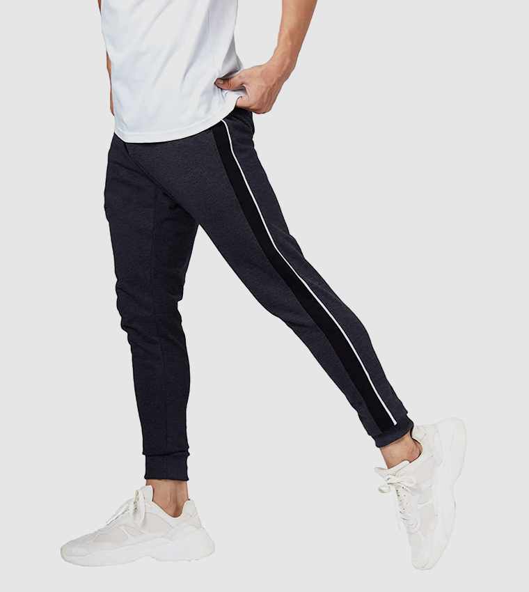 Solid Drawstring Waist Joggers
