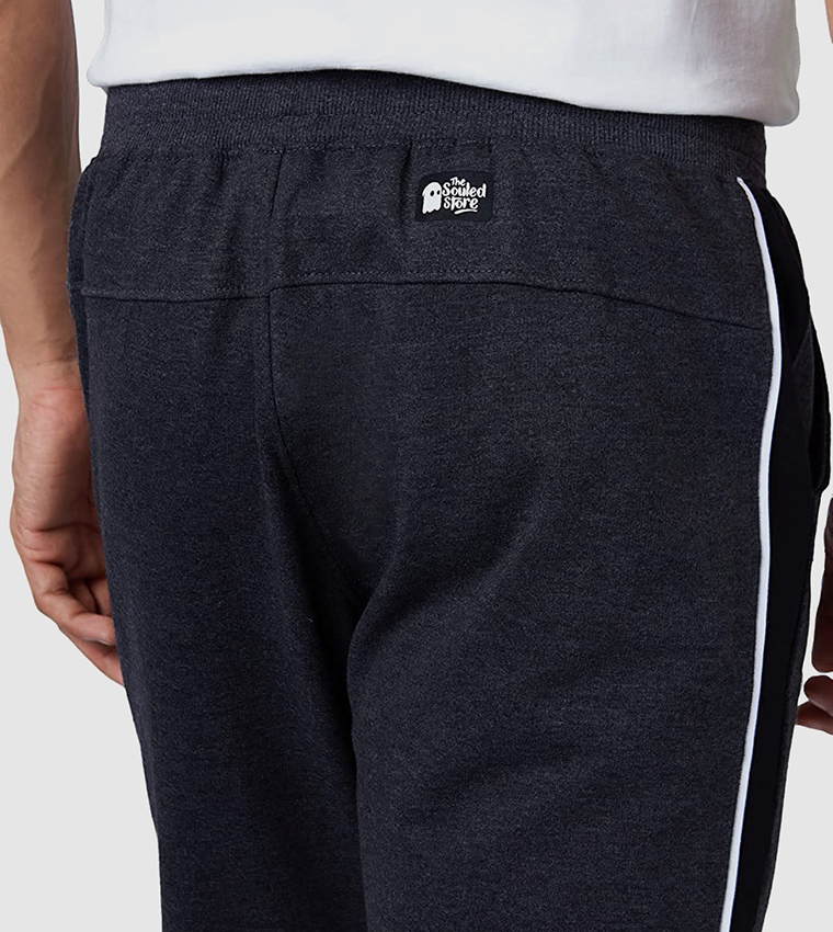 Solid Drawstring Waist Joggers