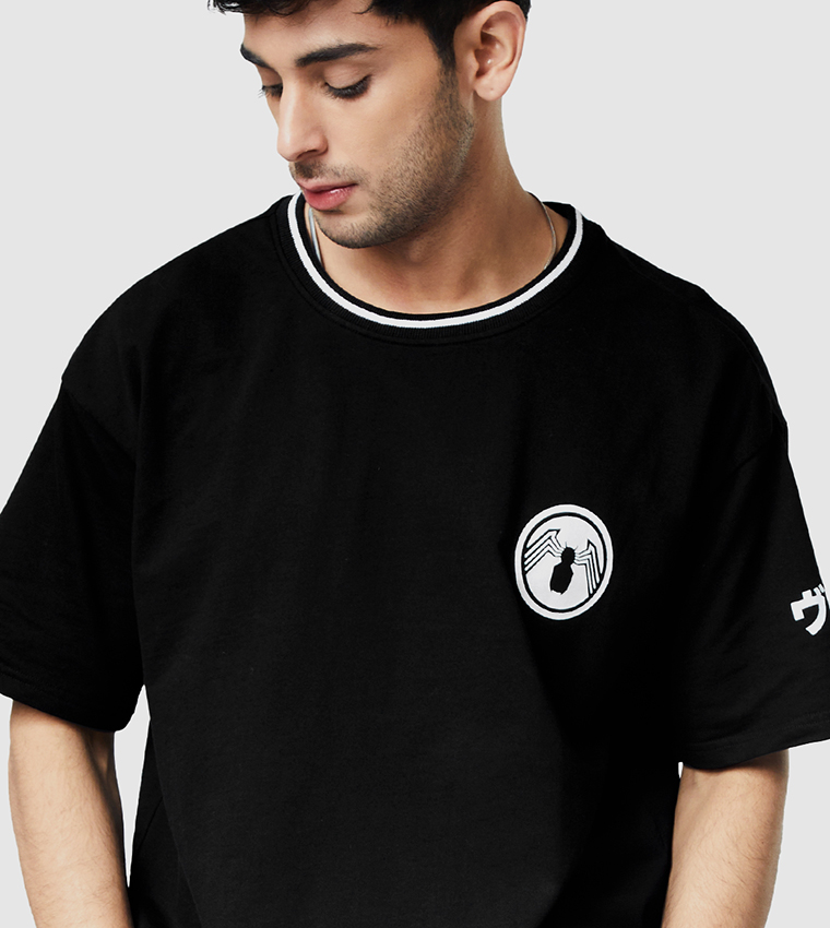 Marvel Venom Printed Oversized T-Shirt