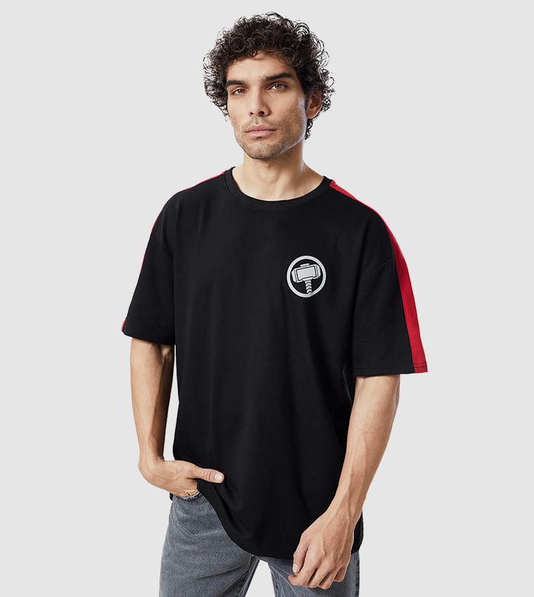 Thor for Asgard Printed Oversized T-Shirt