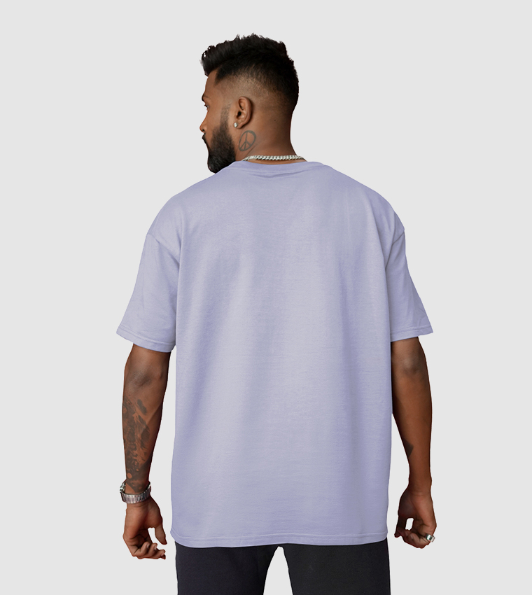 Solid Crew Neck Oversized T-Shirt