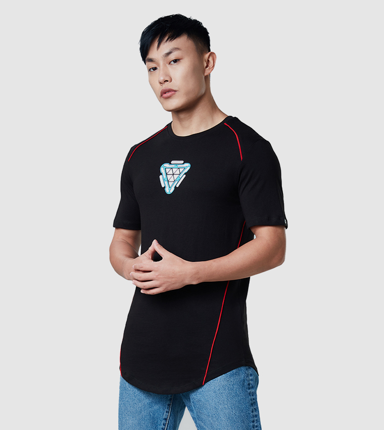 Iron Man Stark Special Arc Reactor Printed T-Shirt