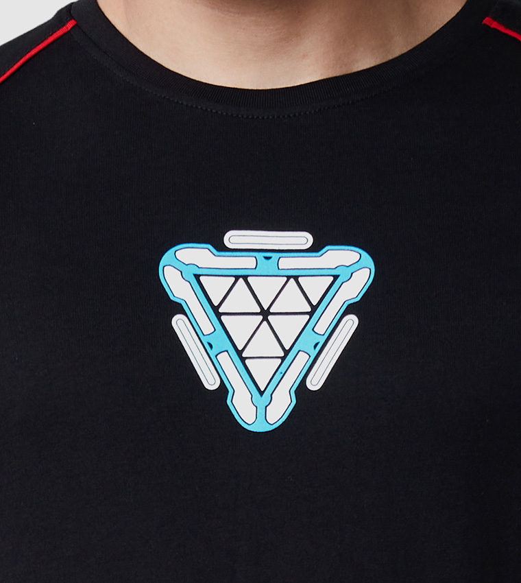 Iron Man Stark Special Arc Reactor Printed T-Shirt