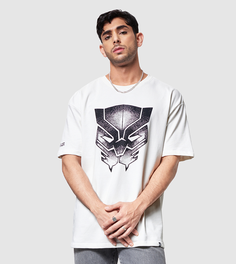 Official Panther T'Challa's Clan Printed Oversized T-Shirt