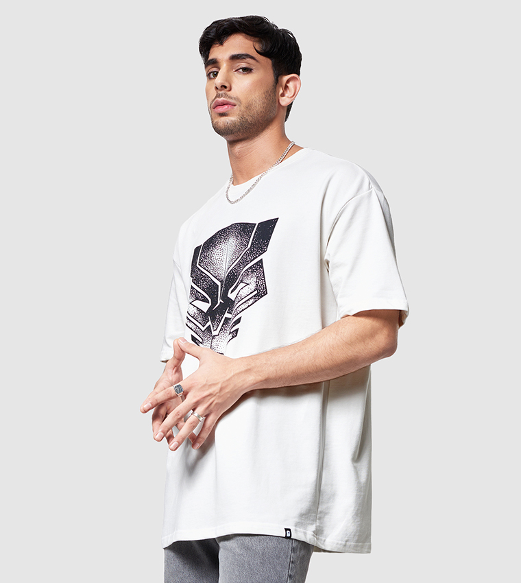 Official Panther T'Challa's Clan Printed Oversized T-Shirt