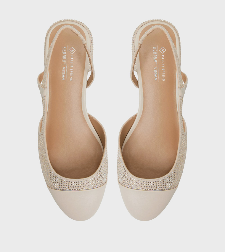 SOFIIA Cap Toe Slingback Pumps