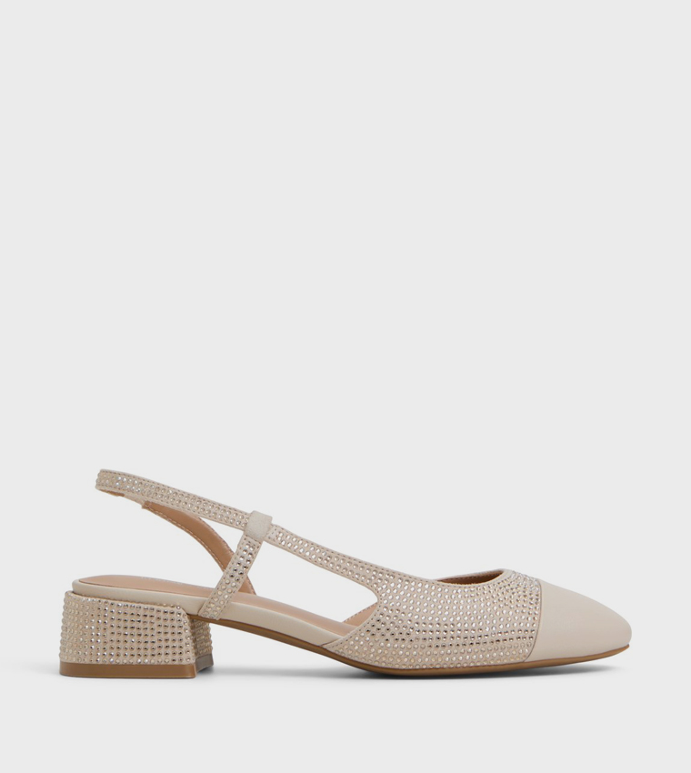 SOFIIA Cap Toe Slingback Pumps