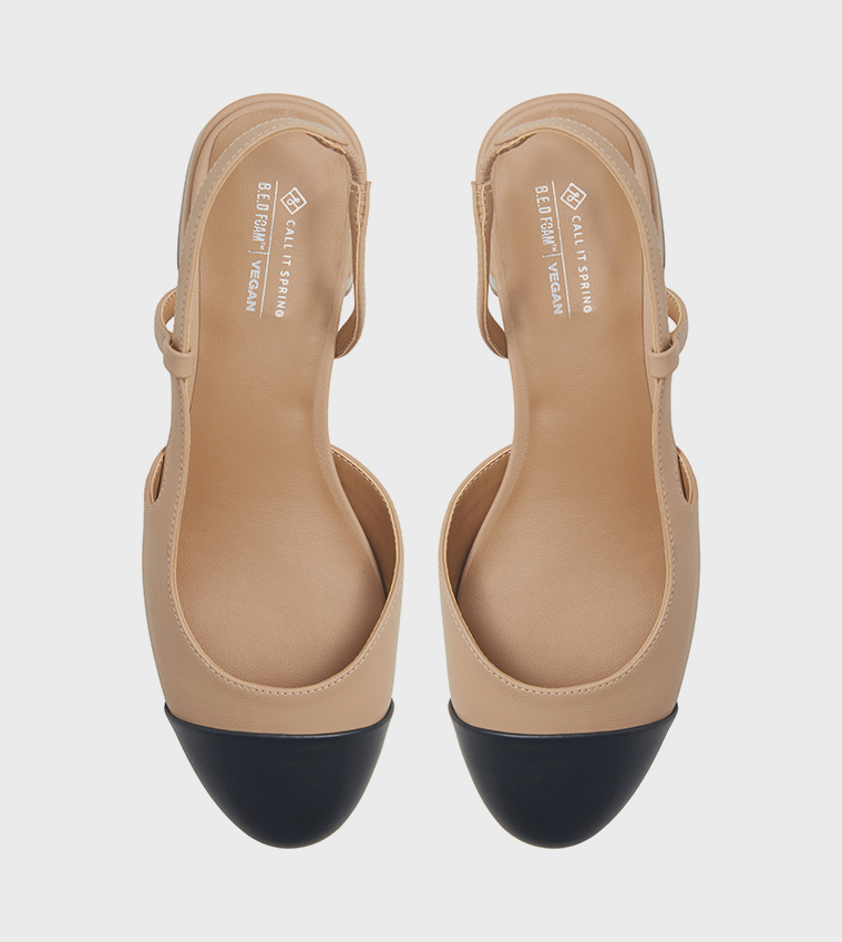 SOFIIA Slingback Block Heel Pumps