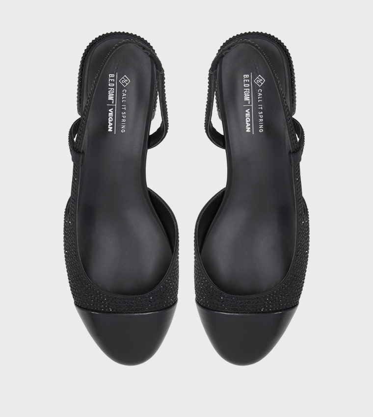 SOFIIA Cap Toe Slingback Pumps