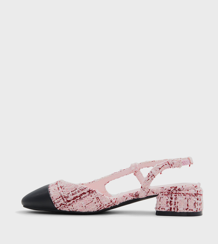 SOFIIA Tweed Slingback Pumps