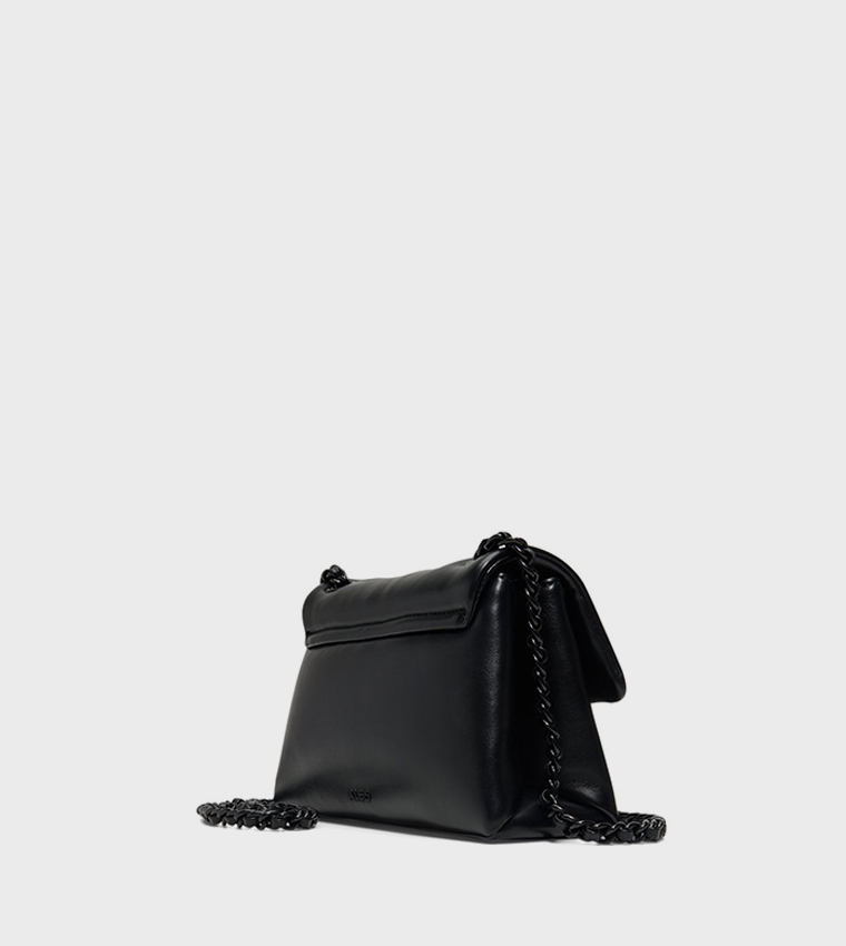 SOFTPUFF Textured Flap Crossbody Bag