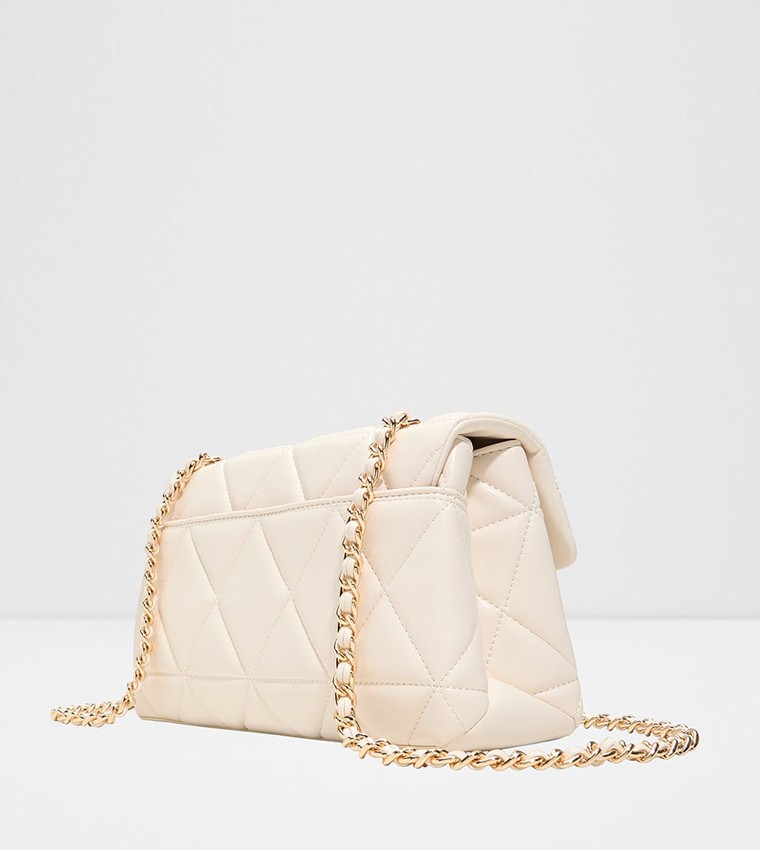 SOFTPUFF Quilted Flap Crossbody Bag
