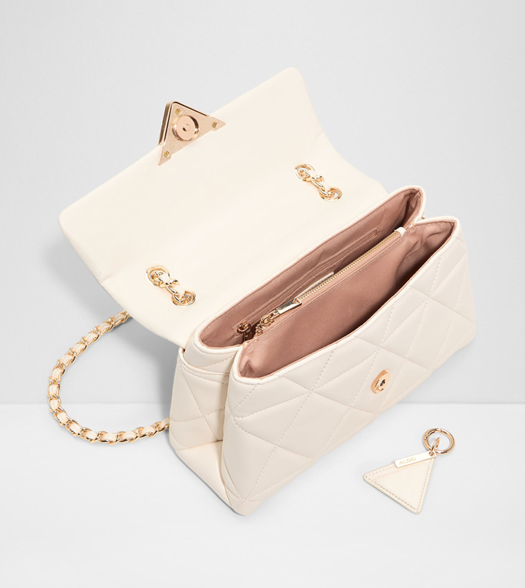 SOFTPUFF Quilted Flap Crossbody Bag