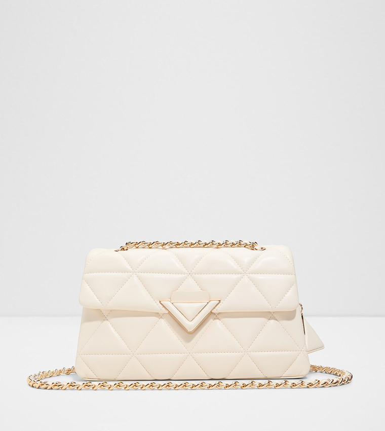 SOFTPUFF Quilted Flap Crossbody Bag