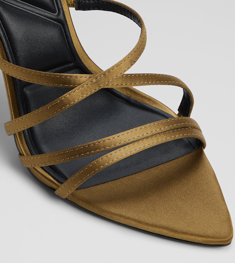 SOLANIA Strappy Stiletto Heel Sandals