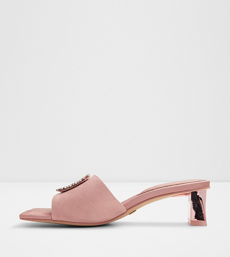 SOLITAIRA Embellished Heeled Sandals
