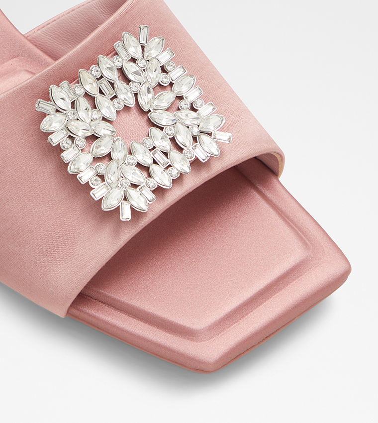 Buy Aldo SOLITAIRA Embellished Heeled Sandals In Pink 6thStreet UAE
