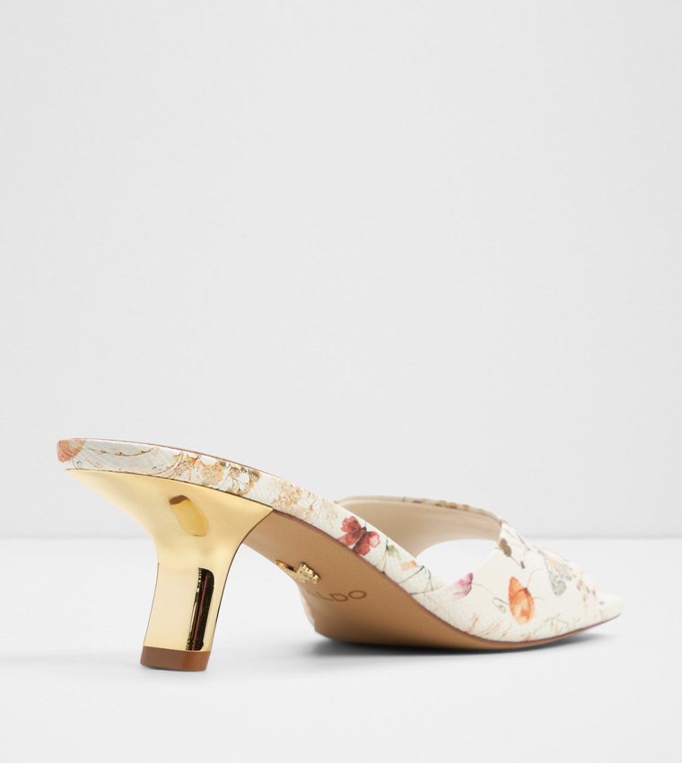 SOPHISTICATION Floral Printed Heeled Sandals