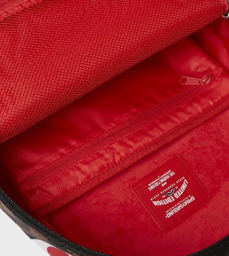 Peeking Character Check Backpack