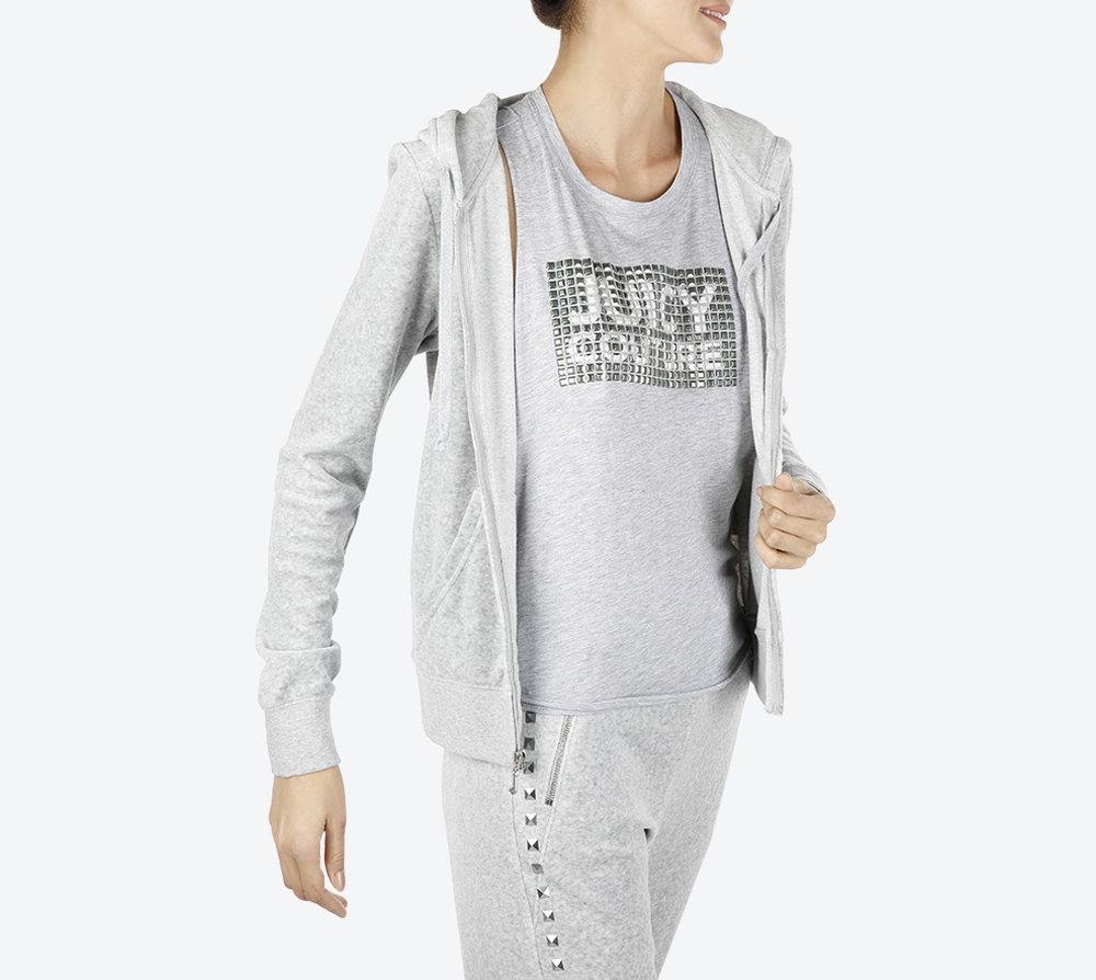 Trk Velour Robertson Jacket - Grey