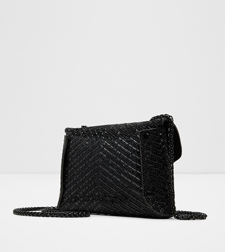 SPARKLE Embellished Envelop Crossbody Bag