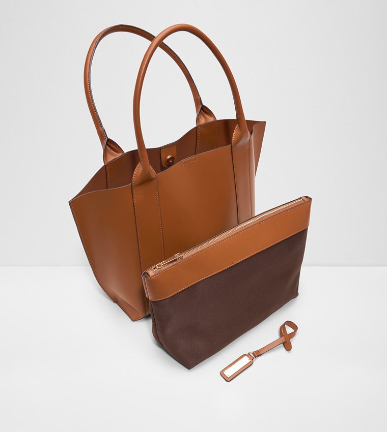 SPLISH Logo Detail Shoulder Bag