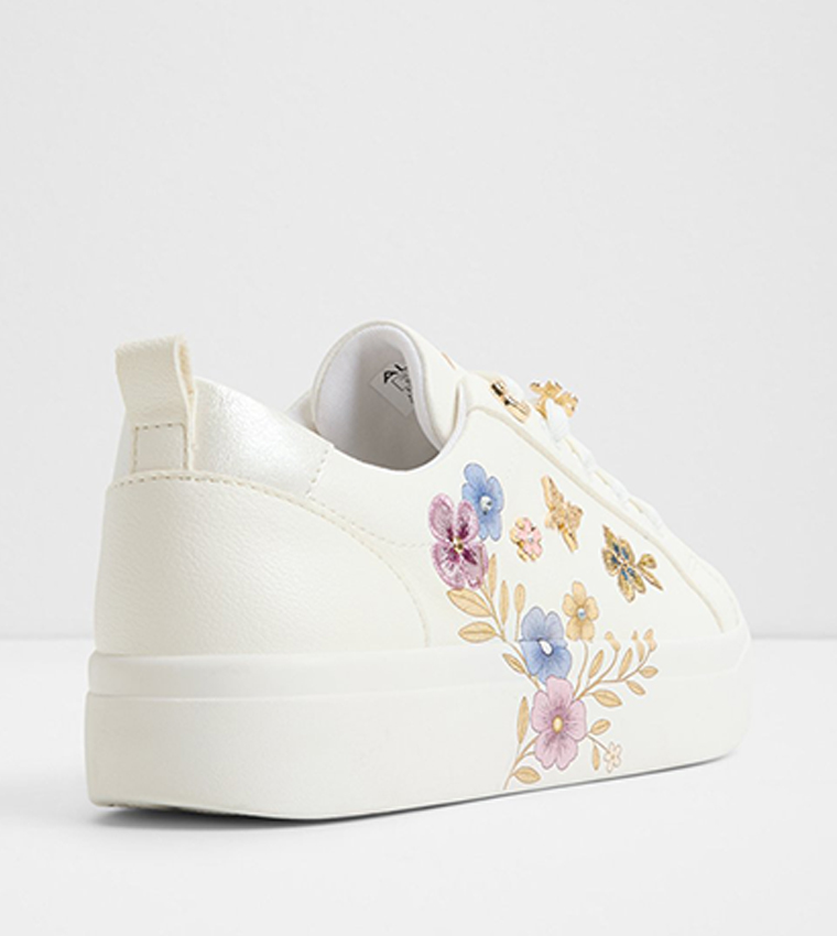 SPRING FLOWERS Lace-Up Sneakers