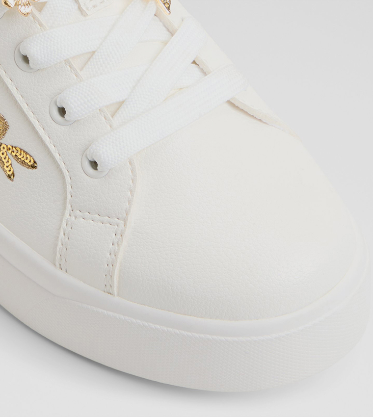 SPRING FLOWERS Lace-Up Sneakers