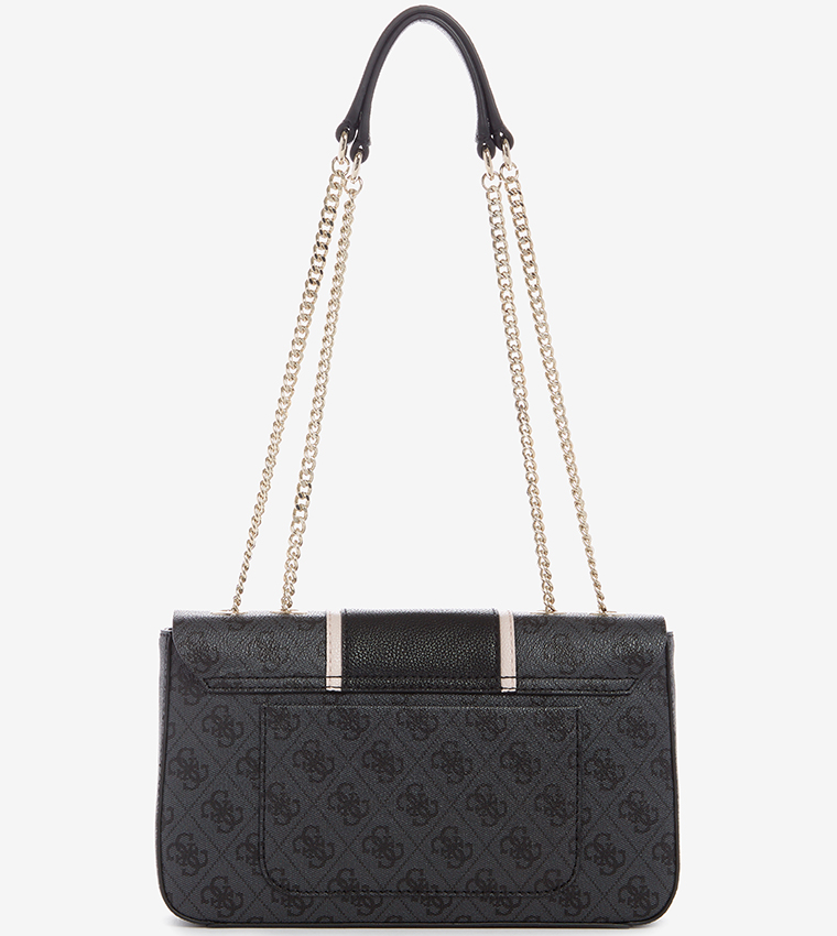 Buy Guess Open Road Convertible Flap Cross Body Bag Grey In Grey 6thStreet Bahrain