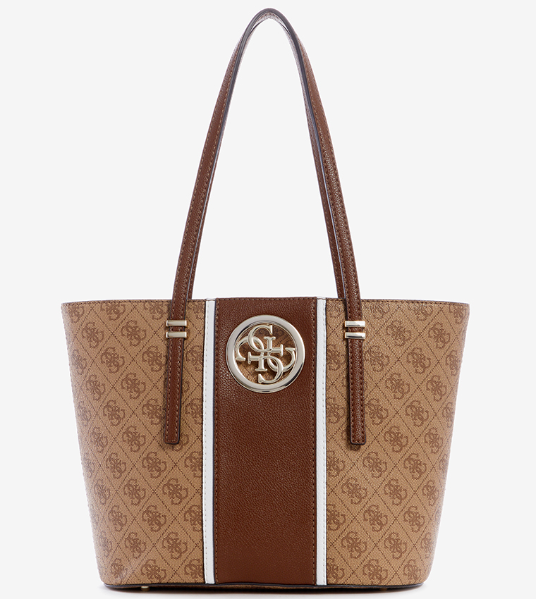 Buy Guess Open Road Small Tote Bag Brown In Brown 6thStreet UAE