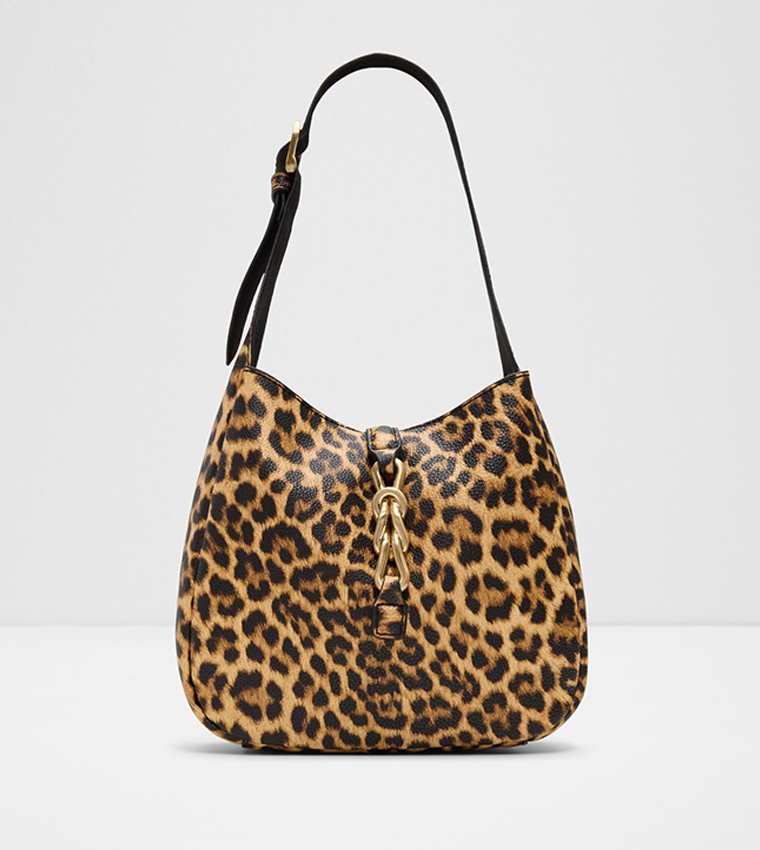 SSOFFIETY Leopard Printed Shoulder Bag