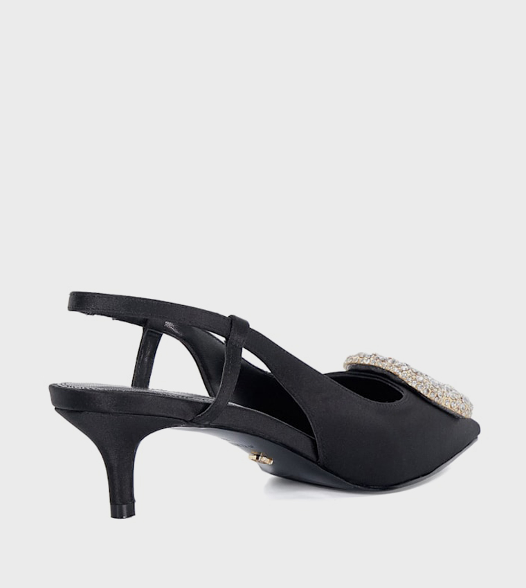 CENTREPIECE Embellished Slingback Pumps