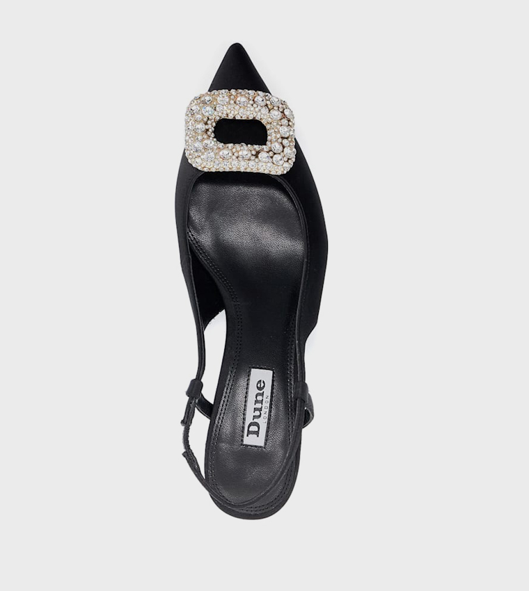 CENTREPIECE Embellished Slingback Pumps
