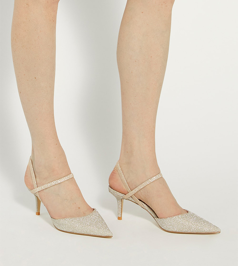 CLASSICAL Embellished Pointed Toe Pumps