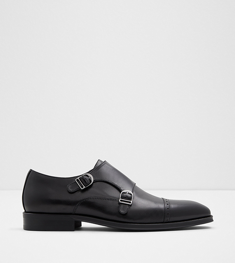Buy Aldo STANDEN Monk Strap Shoes In Black | 6thStreet UAE