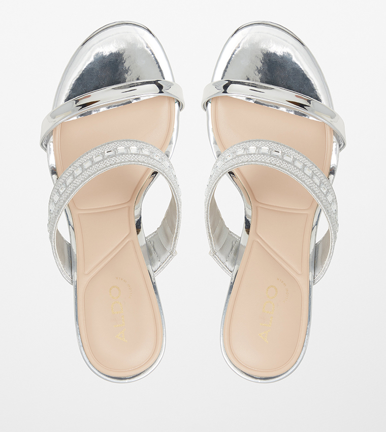 STARLY Embellished Stiletto Heel Sandals
