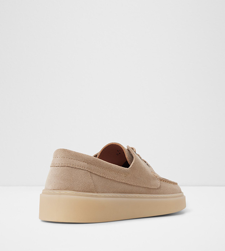 STAZO Round Toe Lace-Up Boat Shoes