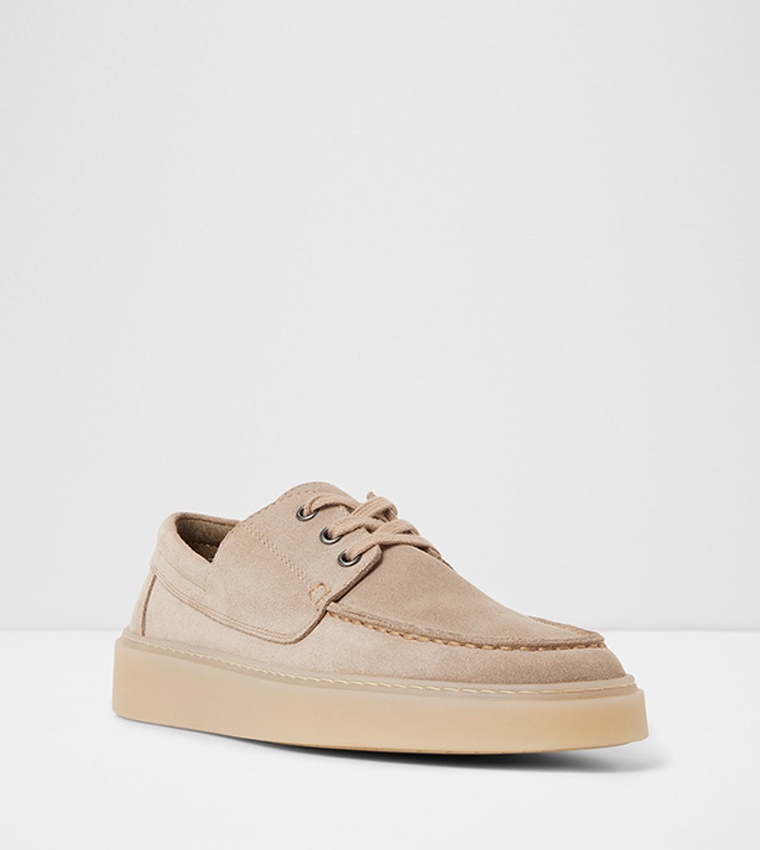 STAZO Round Toe Lace-Up Boat Shoes