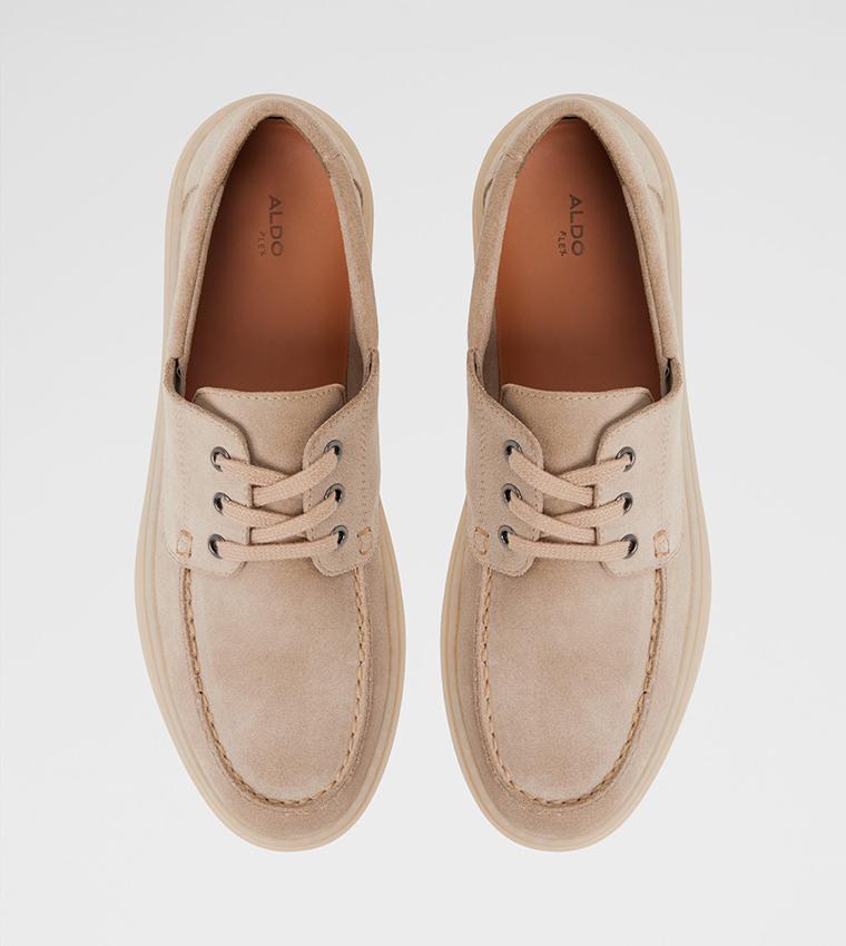STAZO Round Toe Lace-Up Boat Shoes