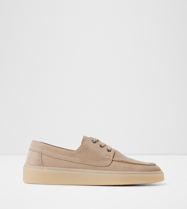 STAZO Round Toe Lace-Up Boat Shoes