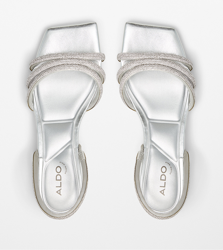 Buy Aldo STELLARA Embellished Heeled Sandals With Slingback In