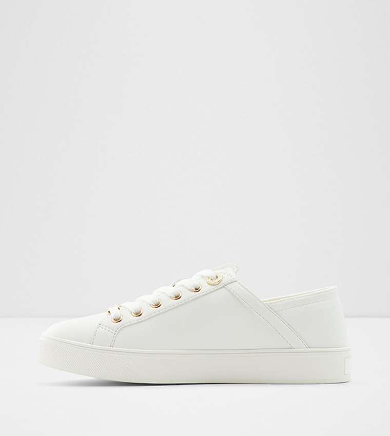 aldo trainers white