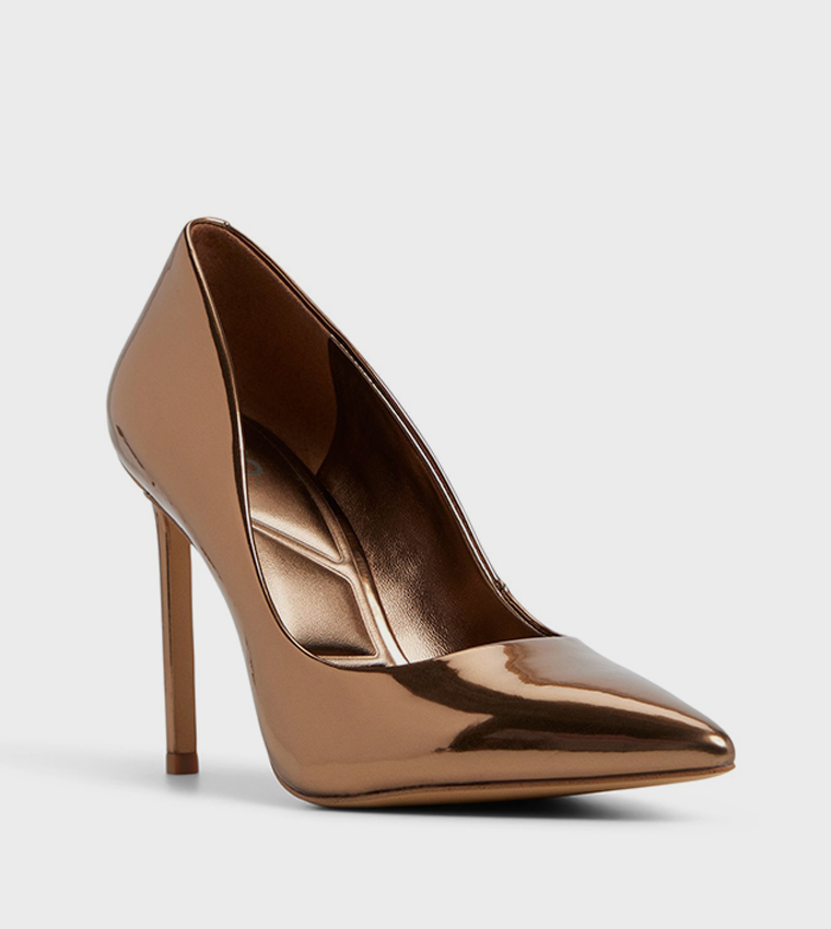 STESSY2.0 Metallic Stiletto Heel Pumps