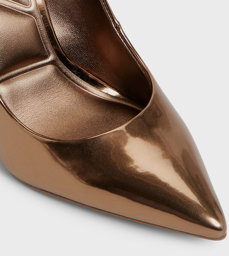 STESSY2.0 Metallic Stiletto Heel Pumps