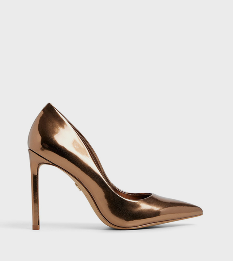 STESSY2.0 Metallic Stiletto Heel Pumps