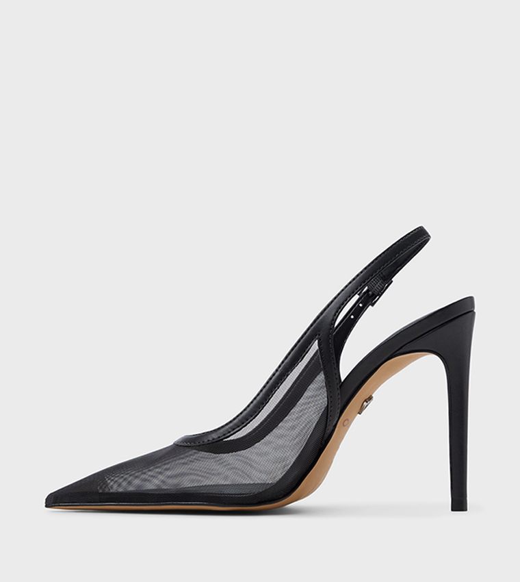 STESSY Mesh Slingback Pumps
